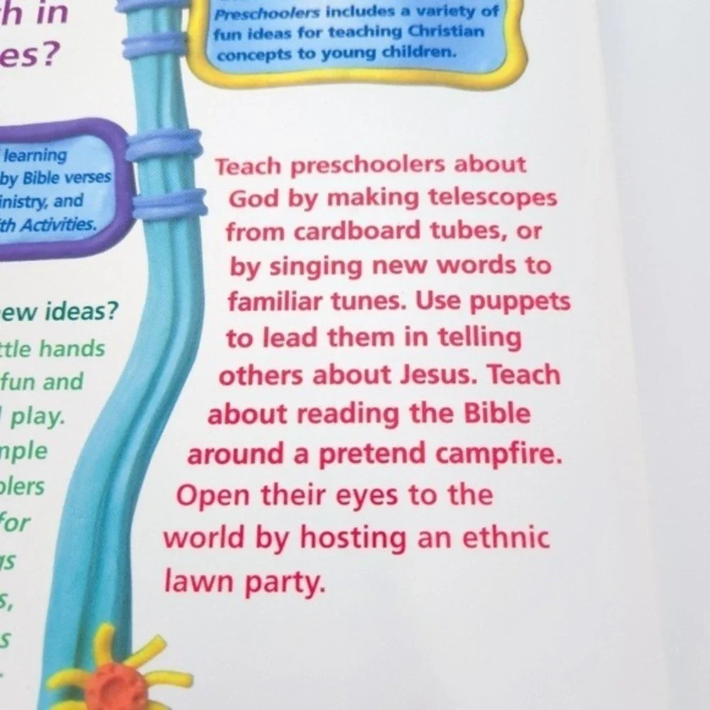 200 Faith Activities for Preschoolers Christian Religious Vintage Teaching Book
